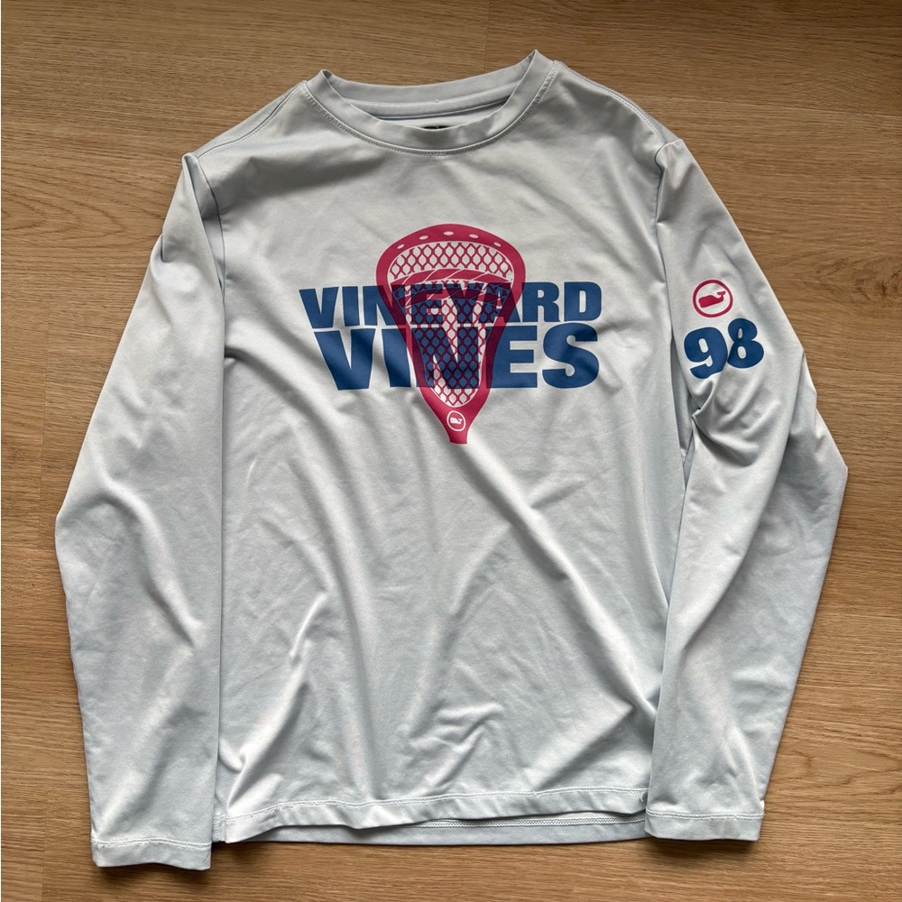 Vineyard Vines Lacrosse Graphic Long Sleeve -Performance